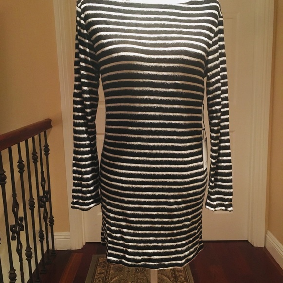 Stacy Dress Black/White - Picture 4 of 6